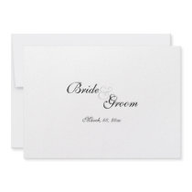 Wedding response cards template style 4