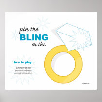 * wedding RING * bridal shower game Print