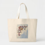 Wedding ring doves tote bags