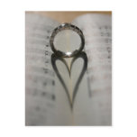 Wedding Ring Heart Shadow