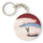 Wedding Ring Keychain -Customisable