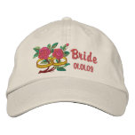 Wedding Ring Roses - Bride embroidered hats