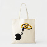 Wedding Rings bonds shackle Canvas Bag