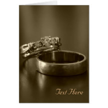 Wedding Rings Card