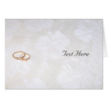Wedding Rings Card