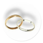 Wedding Rings...Envelope Seals stickers