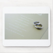Wedding rings mousepads