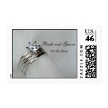 Wedding Rings Postage Stamps