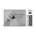 Wedding Rings Postage Stamps