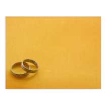 Wedding rings postcards