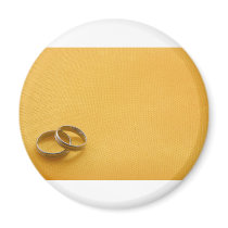 Wedding rings magnets