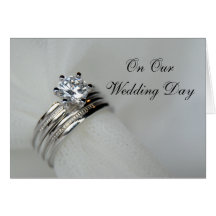 Wedding Rings Wedding Day Card