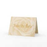 Wedding rose invitation. Save the Date Cards