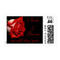Wedding Rose postage