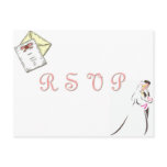 "Wedding RSVP" postcard