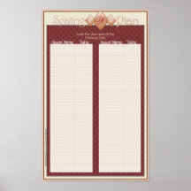 Wedding Seating Plan Poster