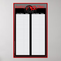 Wedding Seating Plan Poster