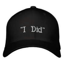 Wedding Sequence Caps - Start to Finish Baseball Cap