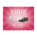 Wedding Shoes - Save the Date postcard