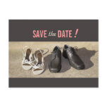 Wedding Shoes - Save the Date postcard