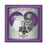 Wedding Skulls magnets