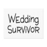 Wedding Survivor Post Cards