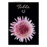 Wedding Table Tents Number Cards - Custom Number