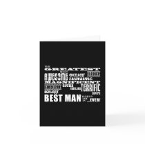 Wedding Thank You Best Men : Greatest Best Man Greeting Cards