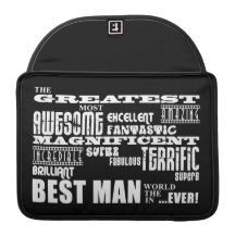 Wedding Thank You Best Men : Greatest Best Man Sleeve For MacBooks