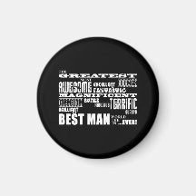 Wedding Thank You Best Men : Greatest Best Man Refrigerator Magnets