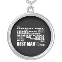 Wedding Thank You Best Men : Greatest Best Man Necklaces