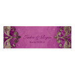 Wedding Thank You Card Bookmark Favour Verdigris P business cards
