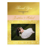 Wedding Thank You card, photo template Post Cards