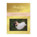 Wedding Thank You card, photo template postcards