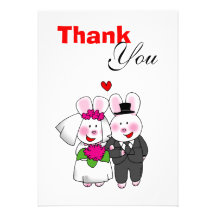Wedding thank you cards invite