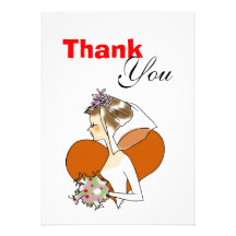 Wedding thank you cards personalized invites