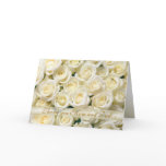 Wedding Thank you Mum and Dad Card, white roses