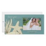 Wedding Thank You Photo Card - Beach Theme photo cards