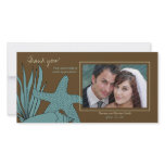 Wedding Thank You Photo Card - Beach Theme