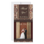 Wedding thank you Photo Template Card Personalised Photo Card
