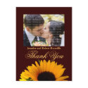 Wedding Thank You Postcard
