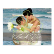 Wedding Thank you postcards insert your photos