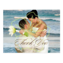 Wedding Thank you postcards insert your photos