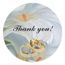 wedding thank you sticker