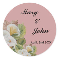 wedding thank you sticker
