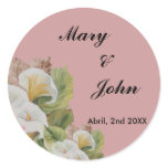 wedding thank you sticker