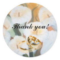 wedding thank you sticker