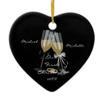 Wedding Toast Our First Christmas Ornament
