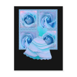 WEDDING - Turquoise Roses, Turqoise Dress postcards