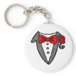 Wedding Tuxedo Keychain